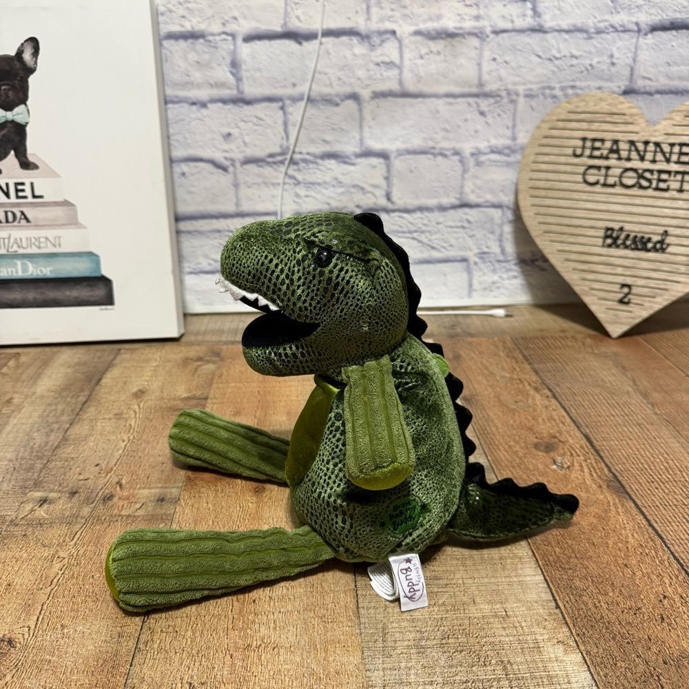 Scentsy Buddy Plush Tex The T-Rex Dinosaur Green Corduroy Stuffed Animal Toy - Picture 7 of 9